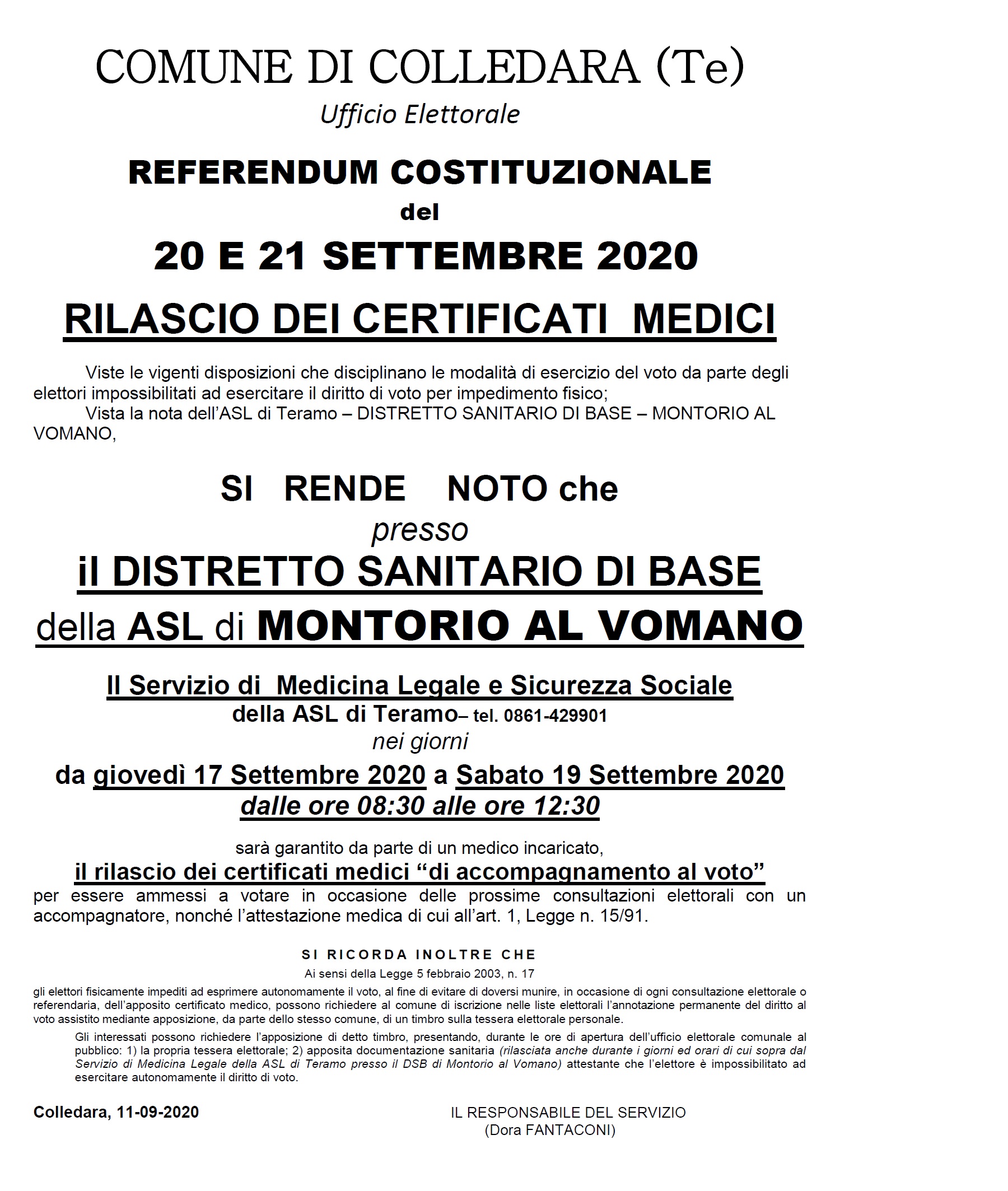 manifesto x certificati medici accompagnamento voto 2020